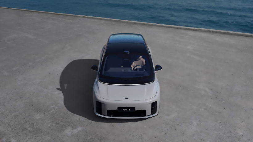 SUV enam kursi besar listrik murni pertama: warna mobil baru + kursi baru? Li Xiang i8 Top View Dirilis