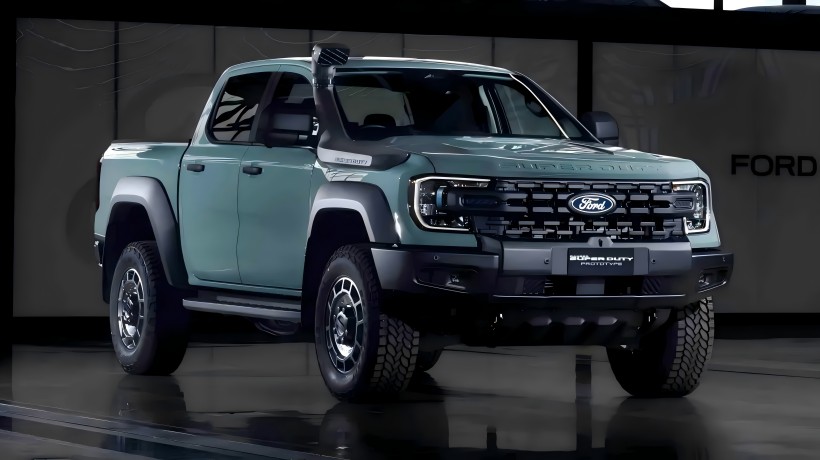 Kinerja off-road/kapasitas penarik ditingkatkan! Gambar resmi Ford Ranger Super Duty Dirilis
